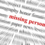 Mysterious Disappearance: Key Figure in Kirk Case Gone Text graphic highlighting missing person in red among blurred words