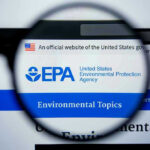 EPA website under magnifying glass.