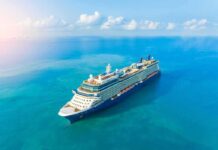 SHOCKING Discovery Under Cruise Ship Bed A large cruise ship sailing on a calm blue ocean