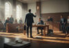 Create a featured image for the article titled: Elite Lawyer QUITS Murder Case: SHOCKING Unexpected Twist Use a light, day