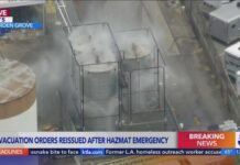 40,000 Evacuate Over Explosive Tank Threat Officials warn toxic tank in Garden Grove could explode