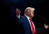 Trump’s $1.2 Trillion Gamble: Defense or Boondoggle? A man in a suit gesturing during a speech