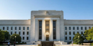 Create a featured image for the article titled: UNPRECEDENTED: DOJ TARGETS Fed Chair With CRIMINAL Subpoenas Create a high-