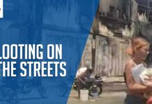 Then Police Were Accused of Looting For Food Looting in quake-hit Venezuelan coastal area