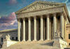 A Small Act of Kindness in Court Became the Most Talked Building with columns and statues in front of entrance.