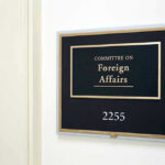 Signage for the Committee on Foreign Affairs.