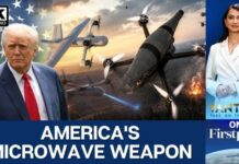 Defense Giant Debuts Reusable Microwave Weapon Trump's New Microwave Weapon Can Destroy 50+ Drone Swarms Without Missiles |Vantage On Firstpost |4K