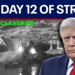 US launches 12th straight night of strikes against Iranian military targets