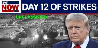 US launches 12th straight night of strikes against Iranian military targets