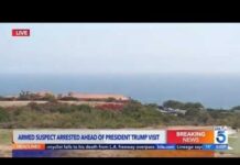 Armed Man Detained Near Trump Golf Course Armed suspect arrested at Rancho Palos Verdes golf course ahead of Trump visit