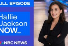 New Mexico Sues DOJ Over Sealed Epstein Files Hallie Jackson NOW - Aug. 5 | NBC News NOW