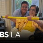 Mother recovering from losing both legs after car crashes into her in Los Angeles