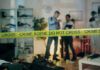 Restaurant Co-Owner Dies at 41 in Greece Crime scene with tape and investigators examining evidence.