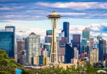 Chaos at the Space Needle: 3 Killed, Child Among Victims Space Needle against a dense Seattle skyline