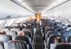 Tourist Blames Missing Warnings in Monk Seal Case Airplane cabin with passengers seated in rows