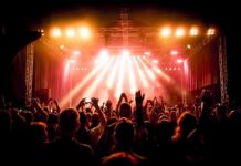 Journalist Reports Racist Abuse at Metallica Show concert crowd under bright stage lights