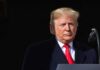 Trump Floats New Talks With North Korea Donald Trump at a podium with a microphone