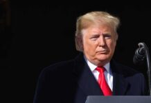 Trump Floats New Talks With North Korea Donald Trump at a podium with a microphone