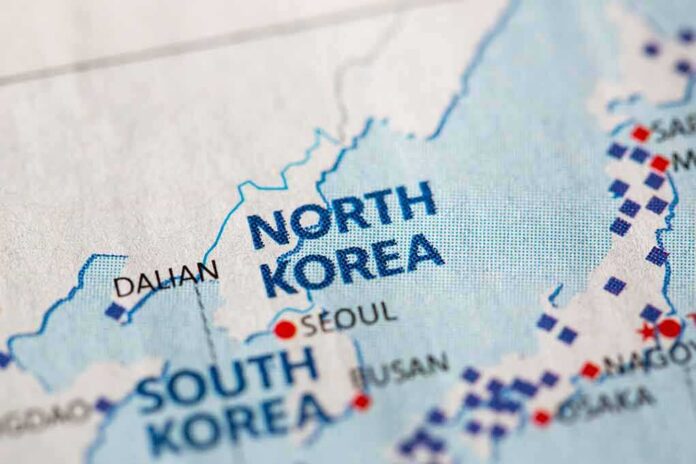 shutterstock_362747861 Close-up map showing North Korea and surrounding regions
